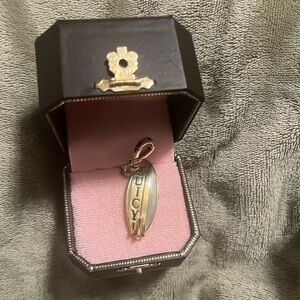 Juicy Couture Gold Surfboard Pendant